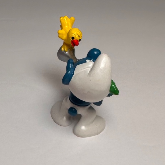 Vintage 1980 Schleich Bird Sho@ting Smurf – West Germany – Peyo - Picture 2 of 6